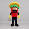 Custom Red and Yellow Chili Pepper Mascot Costume Adult Full Body Suit for Food Festivals