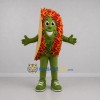 Custom Tan and Green Taco Mascot Costume Adult Full Body Suit for Food Festivals