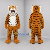 Custom Orange and Black Tiger Mascot Costume Adult Full Body Suit for Sports Events