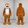 Custom Orange and Black Tiger Mascot Costume Adult Full Body Suit for Sports Events