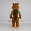 Custom Brown and Green Squirrel Mascot Costume Adult Full Body Suit for School Events