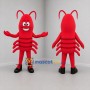 Custom Red Lobster Mascot Costume Adult Full Body Suit for Seafood Festivals