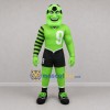 Custom Green and Black Soccer Player Mascot Costume Adult Full Body Suit for Soccer Games