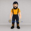 Custom Yellow and Black Lumberjack Mascot Costume Adult Full Body Suit for Community Events