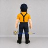 Custom Yellow and Black Lumberjack Mascot Costume Adult Full Body Suit for Community Events