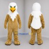 Custom Brown and White Eagle Mascot Costume Adult Full Body Suit for Sports Events