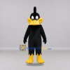 Custom Black and Yellow Duck Mascot Costume Adult Full Body Suit for School Events