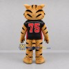 Custom Orange and Black Tiger Mascot Costume Adult Full Body Suit for Sports Events