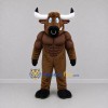 Custom Brown Bull Mascot Costume Adult Full Body Suit for Sports Events