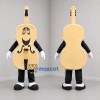 Custom Tan Violin Mascot Costume Adult Full Body Suit for Music Events