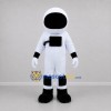 Custom White and Black Astronaut Mascot Costume Adult Full Body Suit for Space Events