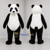 Custom Black and White Panda Mascot Costume Adult Full Body Suit for Zoo Events