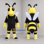 Custom Yellow and Black Bee Mascot Costume Adult Full Body Suit for Sports Events