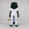 Custom Gray and White Lion Mascot Costume Adult Full Body Suit for Sports Events