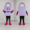 Custom Lavender and Pink Padlock Mascot Costume Adult Full Body Suit for Security Promotions