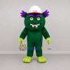 Custom Green and Purple Monster Mascot Costume Adult Full Body Suit for Birthday Parties