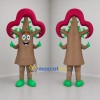 Custom Brown and Red Tree Mascot Costume Adult Full Body Suit for Nature Events