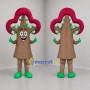 Custom Brown and Red Tree Mascot Costume Adult Full Body Suit for Nature Events
