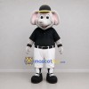 Custom Gray and Black Elephant Mascot Costume Adult Full Body Suit for Baseball Games