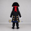 Custom Black and Gold Pirate Mascot Costume Adult Full Body Suit for Pirate Parties