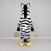 Custom Black and White Zebra Mascot Costume Adult Full Body Suit for Zoo Events