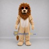 Custom Tan and Brown Lion Mascot Costume Adult Full Body Suit for Summer Events