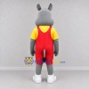 Custom Gray and Red Rhinoceros Mascot Costume Adult Full Body Suit for Zoo Events