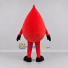 Custom Red Blood Drop Mascot Costume Adult Full Body Suit for Blood Donation Events