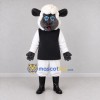 Custom Black and White Sheep Mascot Costume Adult Full Body Suit for Farm Events