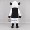Custom Black and White Sheep Mascot Costume Adult Full Body Suit for Farm Events