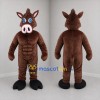 Custom Brown Boar Mascot Costume Adult Full Body Suit for Sports Events