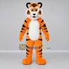 Custom Orange and Black Tiger Mascot Costume Adult Full Body Suit for School Events