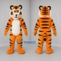 Custom Orange and Black Tiger Mascot Costume Adult Full Body Suit for School Events