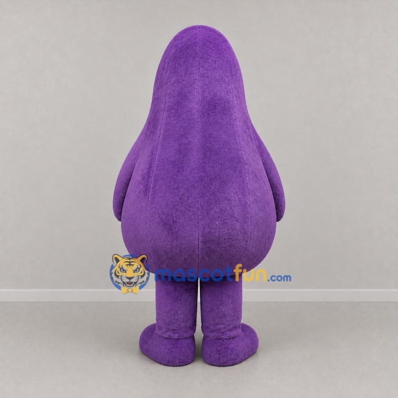 Custom Purple Monster Mascot Costume Adult Full Body Suit for Birthday Parties