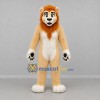 Custom Tan and Orange Lion Mascot Costume Adult Full Body Suit for Zoo Events