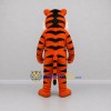 Custom Orange and Black Tiger Mascot Costume Adult Full Body Suit for Sports Events