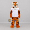 Custom Orange and White Tiger Mascot Costume Adult Full Body Suit for Sports Events