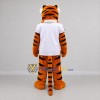 Custom Orange and White Tiger Mascot Costume Adult Full Body Suit for Sports Events