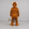Custom Orange and Black Tiger Mascot Costume Adult Full Body Suit for Wildlife Events
