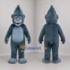 Custom Gray and Blue Gorilla Mascot Costume Adult Full Body Suit for Zoo Events