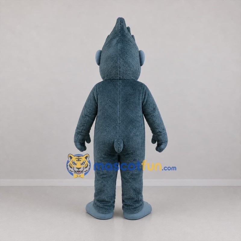 Custom Gray and Blue Gorilla Mascot Costume Adult Full Body Suit for Zoo Events