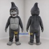 Custom Gray Gorilla Mascot Costume Adult Full Body Suit for Zoo Events