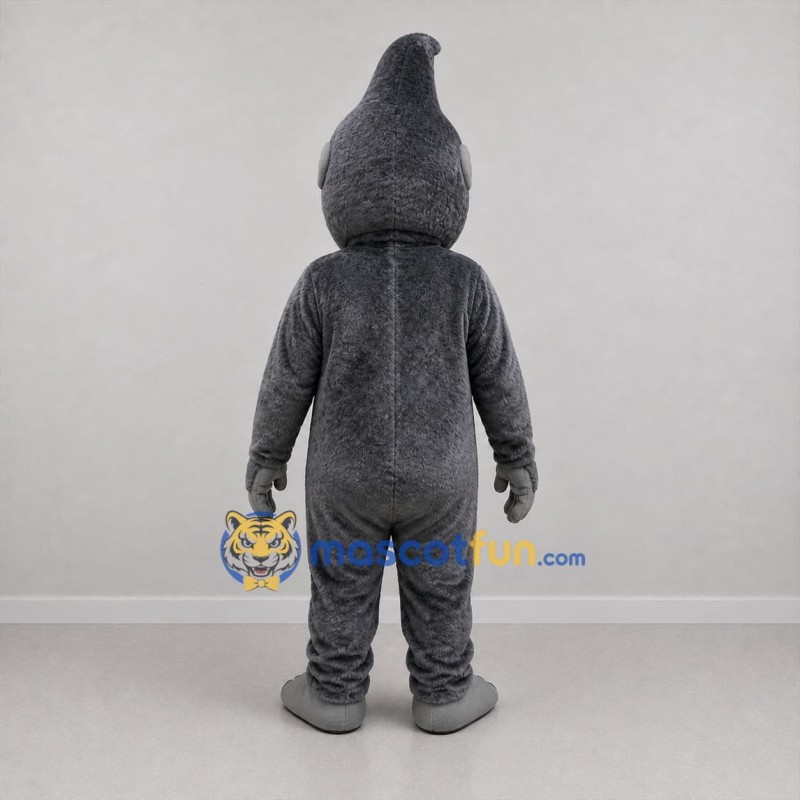 Custom Gray Gorilla Mascot Costume Adult Full Body Suit for Zoo Events