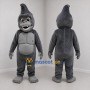 Custom Gray Gorilla Mascot Costume Adult Full Body Suit for Zoo Events