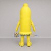 Custom Yellow Condom Mascot Costume Adult Full Body Suit for Health Awareness Events