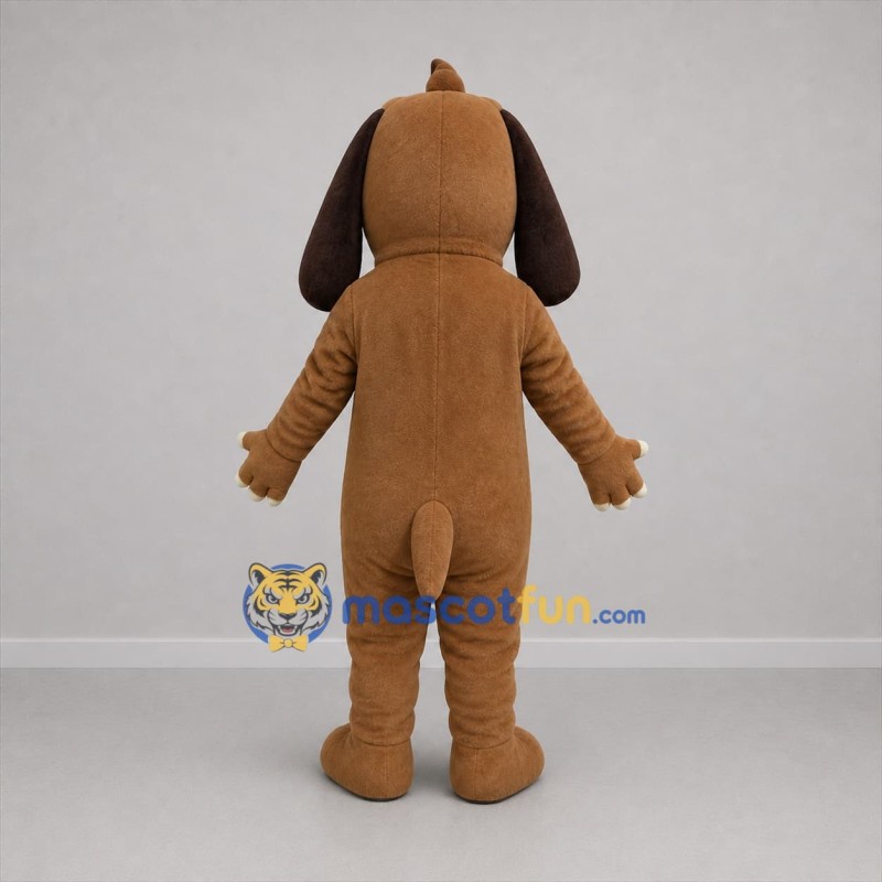 Custom Brown and Cream Dog Mascot Costume Adult Full Body Suit for Pet Events