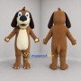 Custom Brown and Cream Dog Mascot Costume Adult Full Body Suit for Pet Events
