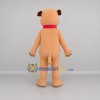 Custom Tan and Red Dog Mascot Costume Adult Full Body Suit for Pet Events