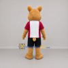 Custom Tan and Red Animal Athlete Mascot Costume Adult Full Body Suit for Sports Events