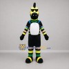 Custom Yellow and Black Zebra Mascot Costume Adult Full Body Suit for Sports Events